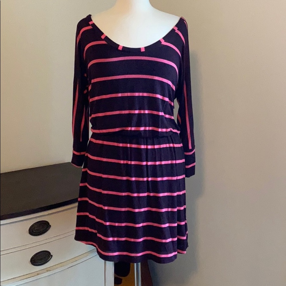 Splendid cotton elastic waist slip on dress